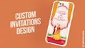 design indian wedding invitation video and wedding card