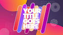 create a short 2d text animation reveal animation intro