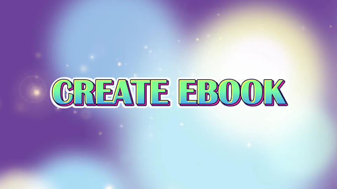 create professional ebooks like epub from PDF or word
