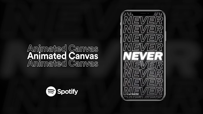 create a canvas video for spotify or other animations
