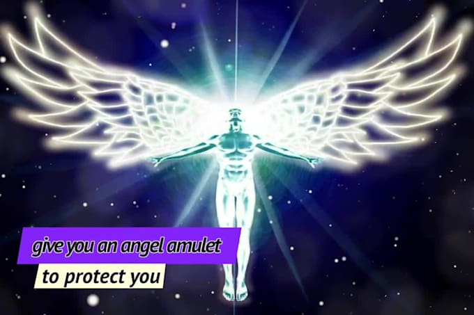 give you an angel amulet to protect you