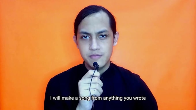 make a song from anything you wrote in 24 hours