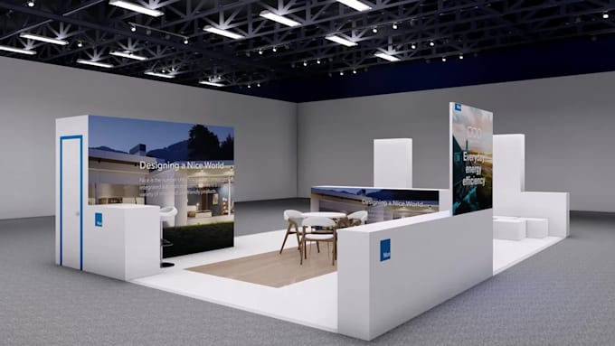 design your 3d trade show booth, exhibition stand