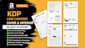 create unique KDP low content book interiors and covers that sell fast