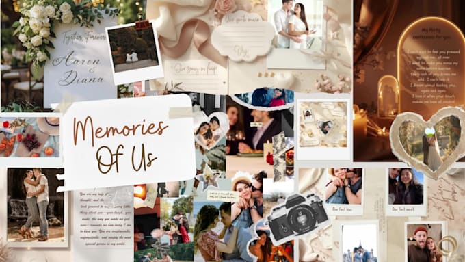 create a personalized romantic scrapbook gift for your partner or anniversary