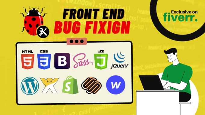 Fix Errors Or Bugs In Html, Css, Scss, Bootstrap, Jquery And Website ...