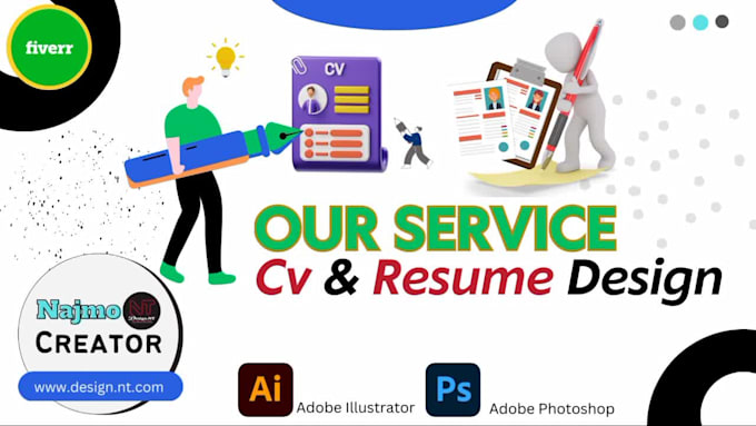 write professional resume and cover letter in 12 hours
