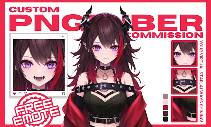 draw pngtuber character avatar model for streaming