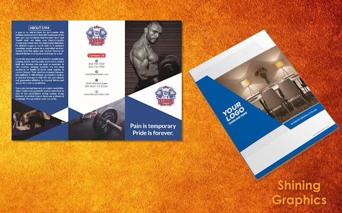 do the urgent flyer, brochure or postcard design within 6 hr