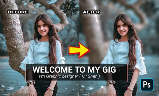 background blur your photo in photoshop professionally
