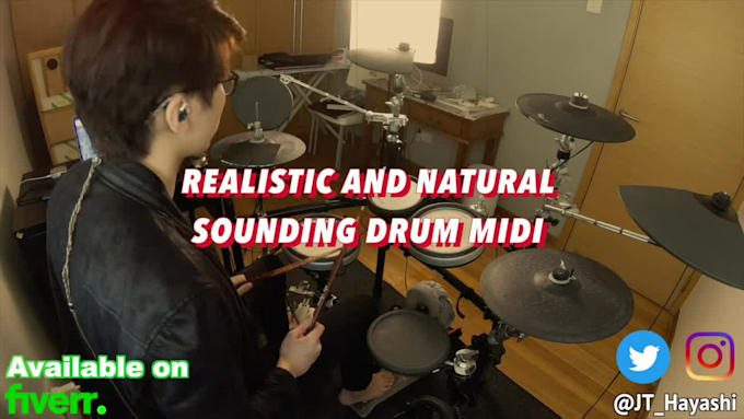 be your drummer for your covers or original recordings