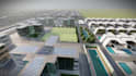 do an architectural masterplan rendering and modeling