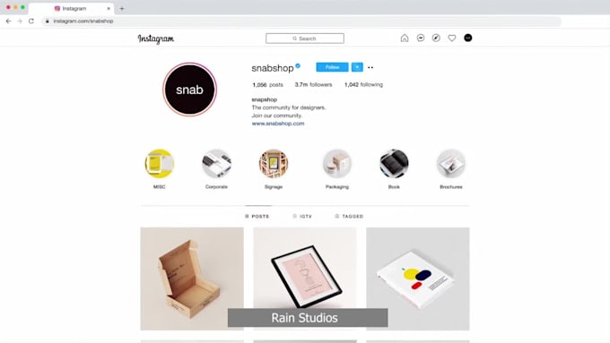 create a modern instagram story or promo video editing