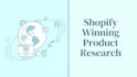 do shopify product research