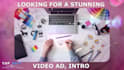 create stunning cinematic video ads, intros up to 4k