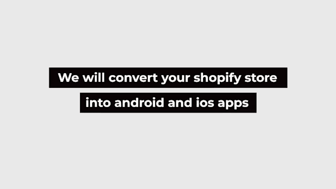 Convert your shopify store to ios and android apps by Nativewebapps ...
