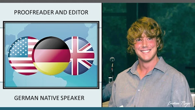 proofread and structural edit your german text, essay, book, thesis proofreading