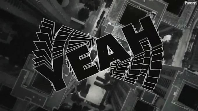 create an animated lyric music video for your song in 24 hr