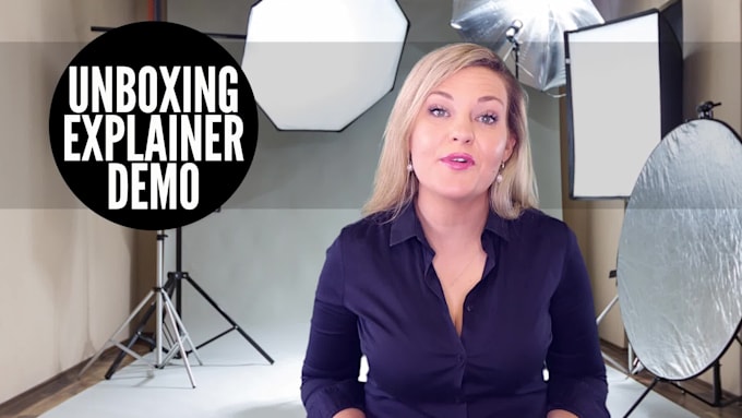 do a product unboxing, explainer, demo video