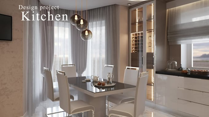 3d design and visualization of your kitchen