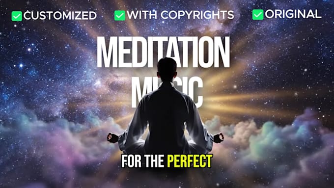 create customized meditation music videos with full copyrights