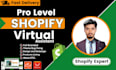 be shopify virtual assistant, shopify store manager for redesign shopify store