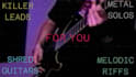 compose and record shredding metal guitar solos for you