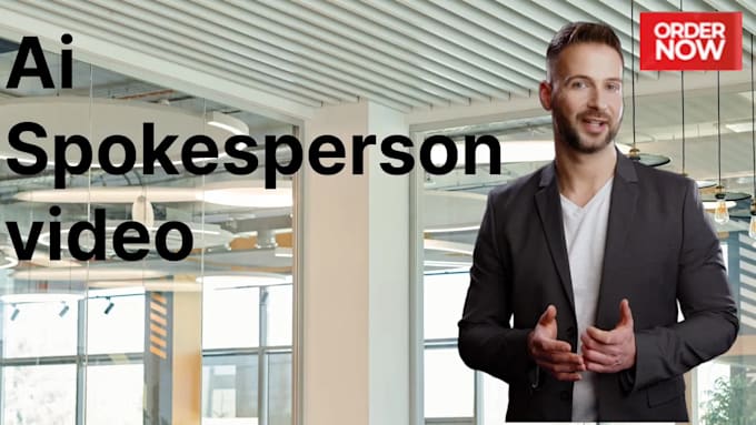 provide a professional spokesperson video in 4k green screen