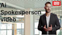 provide a professional spokesperson video in 4k green screen