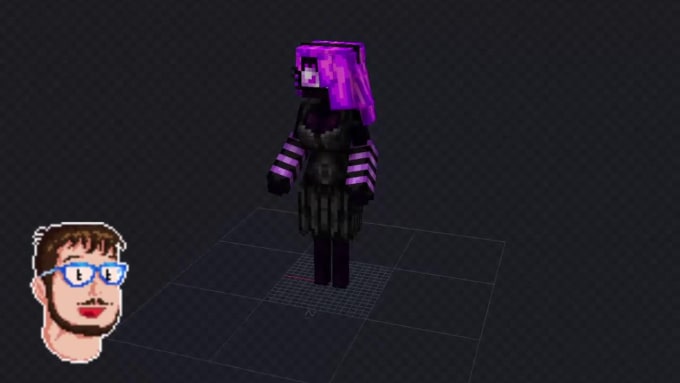 Demon enderman skin from marketplace