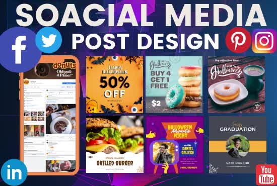 Design gorgeous social media any graphics content post image and ads by ...