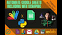 automate apps script with g sheet including web and app scraping