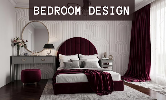 create a modern and cozy bedroom interior design