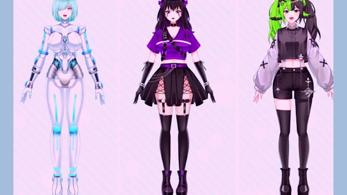 vtuber rigging, live2d rigging, live 2d rigging, rig vtuber model 2d vtuber rig