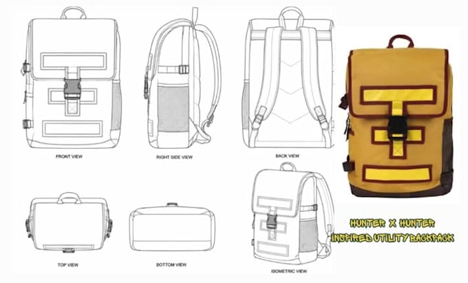 backpack tech pack bag tech pack designer soft goods design duffle bag tech pack