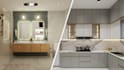 do kitchen bathroom interior design in 3d and render