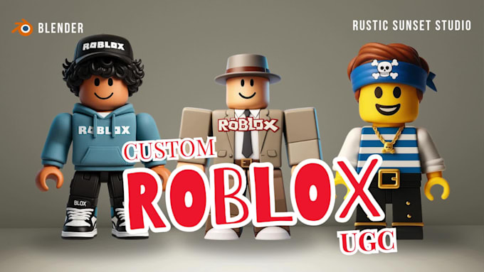 create roblox ugc hair, accessories, and character items ready for upload