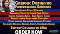 create a wedding or event invitation brochure or flyer