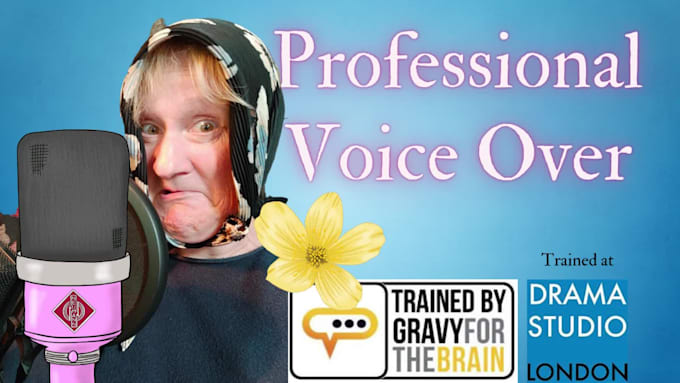 record a british female adult voice over