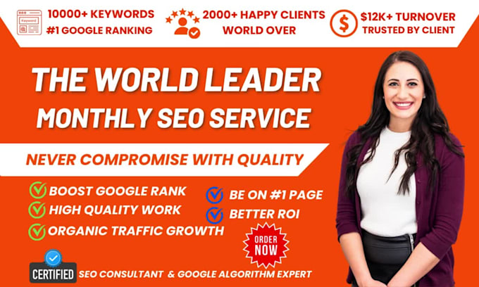 do complete monthly seo service for google top ranking