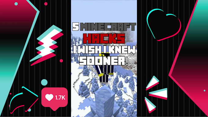 create minecraft content for your tiktok