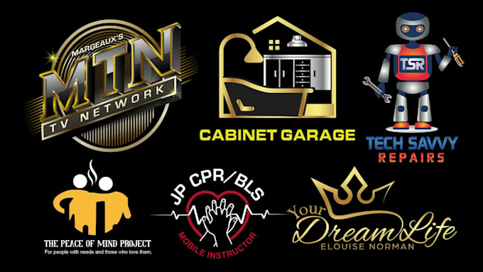 do professional modern 3d business logo design