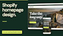 design or redesign your shopify homepage