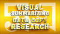 research a topic or your text and summarize it in a visual pleasing design piece