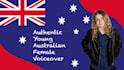 do an authentic young australian female voice