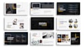 design custom branded powerpoint business presentation template master slide dec