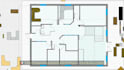 design a 2d floor plan, front elevation, and vastu shastra layout