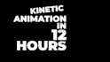 make custom kinetic typography animated text video