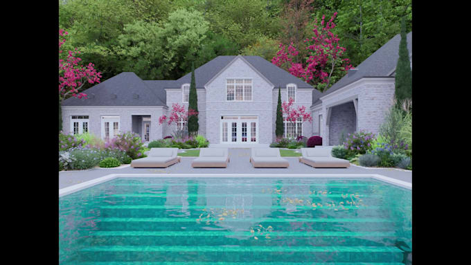 do best exterior design, architectural rendering walkthrough