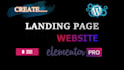 build an outstanding landing page with elementor